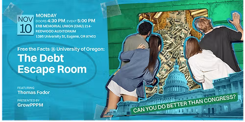 Free the Facts @ University of Oregon: The Debt Escape Room