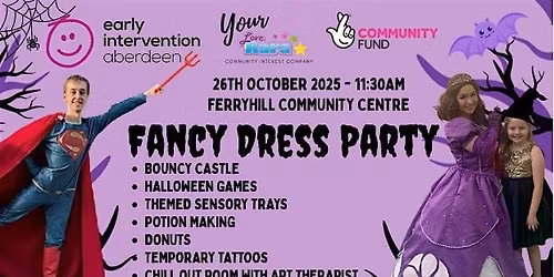 ASN Fancy Dress Party Hosted by Love Rara  - inc  Bouncy Castle