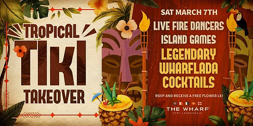 Tropical Tiki Takeover at The Wharf FTL