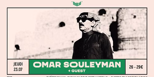 OMAR SOULEYMAN [Electro Folk | Syrie] \u2022 Th\u00e9\u00e2tre Silvain, Marseille