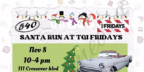 540 WRC Santa Run at TGI FRIDAYS