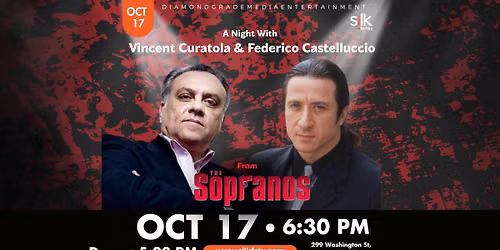 A Night With Vincent Curatola And Federico Castelluccio From The Sopranos