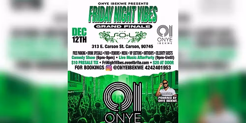 Friday Night Vibes Grand Finale @ The Sol Venue