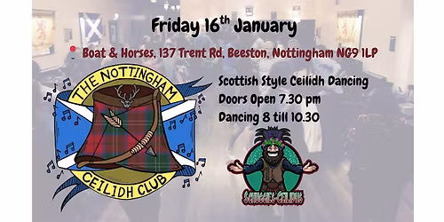 Nottingham Ceilidh Club -Beeston Ceilidh @ Boat & Horses