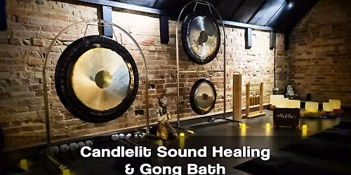 Full Moon Candle Lit Sound Journey & Gong Bath - Bournemouth