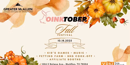 Oinktoberfest Fall Festival & BBQ Cook-Off