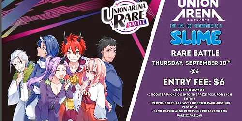 UNION ARENA RARE BATTLE \u2014 That Time I Got Reincarnated as a Slime