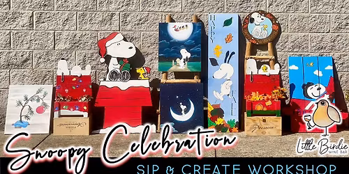 SOBER SUNDAY: Snoopy Celebration | Sip & Paint Workshop