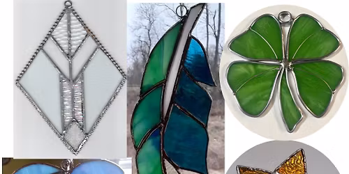 Beginning Stained Glass- Copper foil suncatcher- *New designs*!