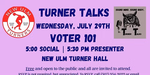 Turner Talk: Voter 101 with Seceretary of State Melanie Hazelip