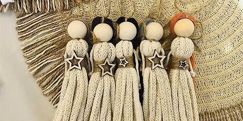 Macrame Christmas Angel Decoration Workshop- Number 85, Cheltenham