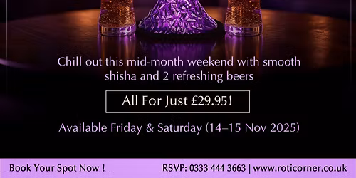 Mid-November Shisha and Beer in Camberley