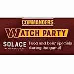Commanders Watch Party at Solace Brewing Co. in Sterling