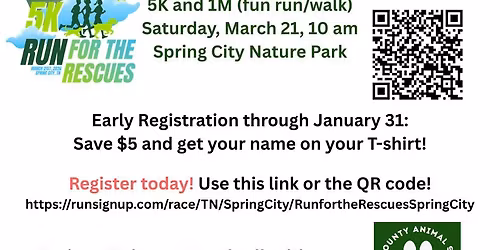 5K Run for the Rescues