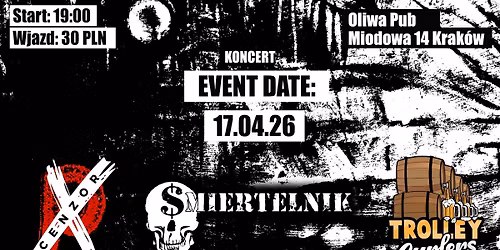 Trolley Surfers | Cenzor P | \u015amiertelnik w Oliwa Pub