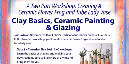 Ceramic Clay Painting & Glazing Basics Class