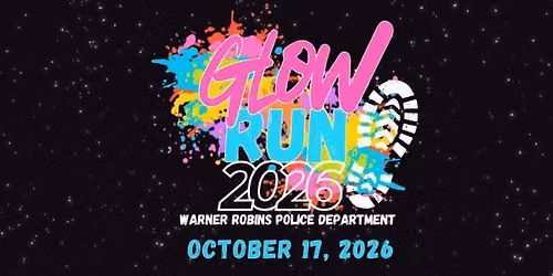 Warner Robins Police Department Glow Run 2026