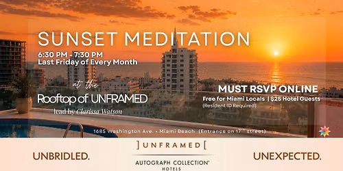 Sunset Meditation at The Rooftop of UNFRAMED