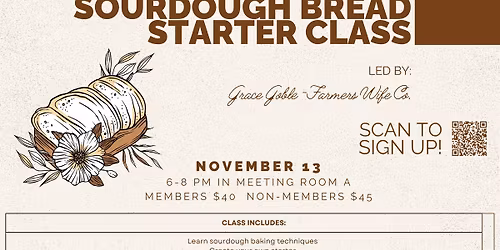 Sourdough Bread Making Class