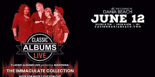 Classic Albums Live Performs Madonna: The Immaculate Collection 