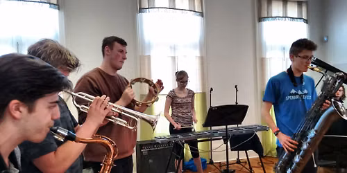 Alaska Jazz Workshop August 3-8, 2026 Jazz Camp announcement.
