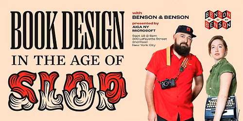 Benson & Benson~ Book Design in the Age of Slop