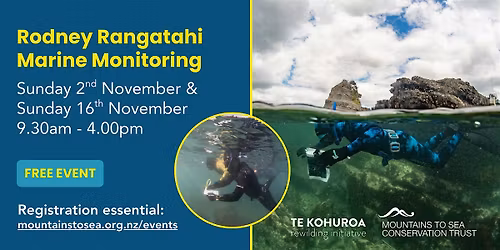 Rodney Rangatahi Marine Monitoring Survey Day