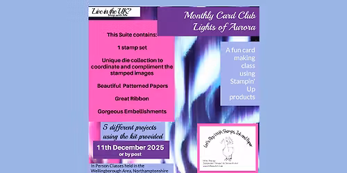 Monthly Card Club Using the Lights of Aurora Suite