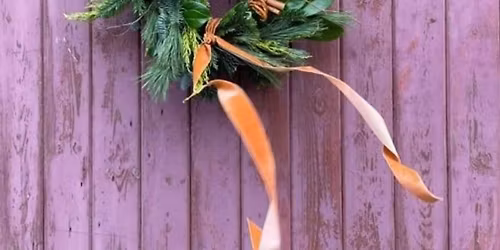 Festive wreath making workshop