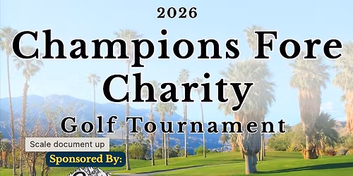 2026 Champions Fore Charity Golf Tournament