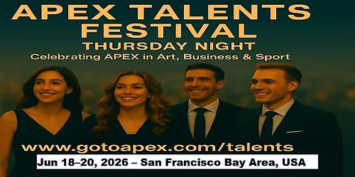 The Rising Stars Thursday Night in San Francisco Bay Area, USA