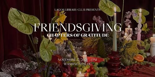Lagos Library Club Presents "Chapters of Gratitude"