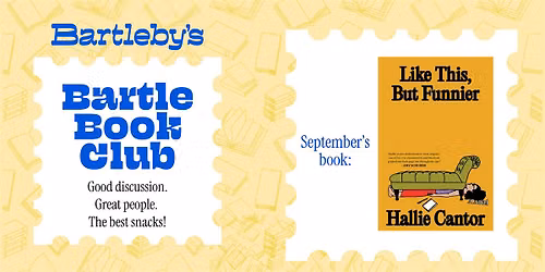 BartleBook Club\u2014September Meeting