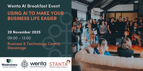 Using AI to Make Your Business Life Easier: Wenta AI Breakfast Event