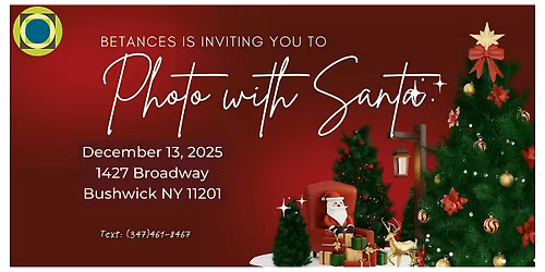 Photo with Santa in Bushwick