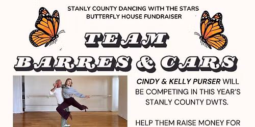 Team Barres & Cars DWTS Butterfly House Fundraiser Raffle