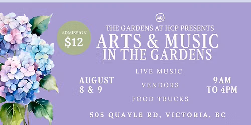 Arts & Music in The Gardens 2026