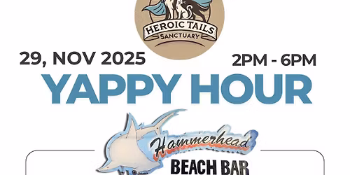 Yappy Hour at Hammerhead Beach Bar