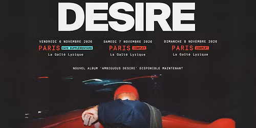 ARLO PARKS | La Ga\u00eet\u00e9 Lyrique, Paris - 6, 7 & 8 novembre 2026