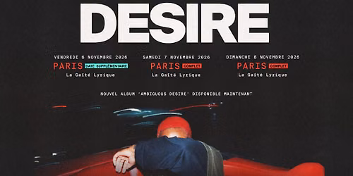 ARLO PARKS | La Ga\u00eet\u00e9 Lyrique, Paris - 6, 7 & 8 novembre 2026