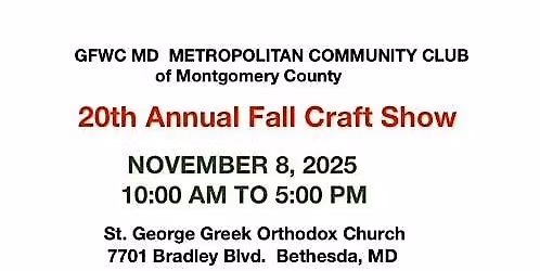 MCC 20th Annual Craft Show