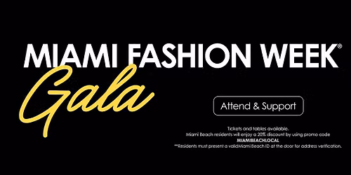 Miami Fashion Week Gala 2026