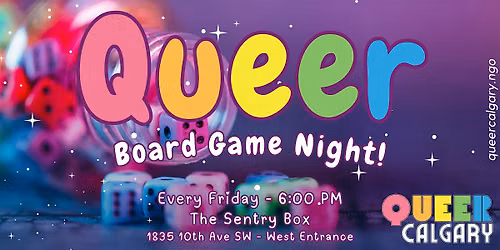 Queer Board Game Night - Queer Calgary