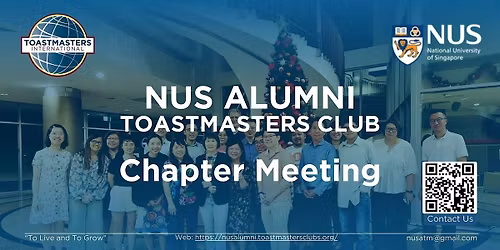 NUS Alumni Toastmasters Club December Chapter Meeting