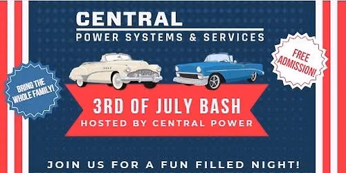 Central Power Car Show - 3rd of July Bash!
