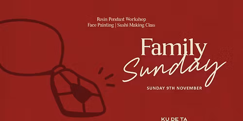 Family Sunday: Resin Pendant Workshop