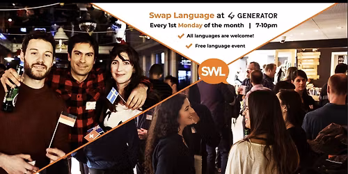 Swap Language Nights @ GENERATOR COPENHAGEN