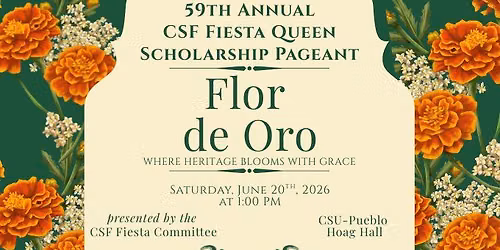 59th Annual CSF Fiesta Queen Scholarship Pageant