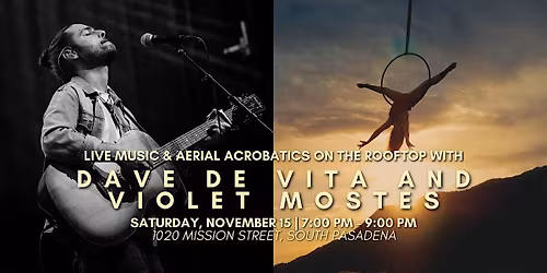 Live Music & Aerial Acrobatics on the Rooftop!