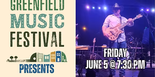 Sean Poole at the 2026 Greenfield Music Festival